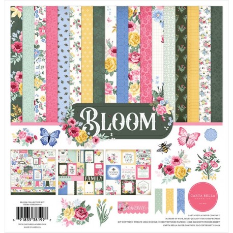 Carta Bella Bloom Paper Pad 30x30cm