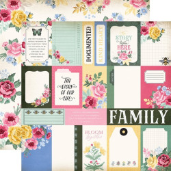 Carta Bella Bloom Paper Pad 30x30cm