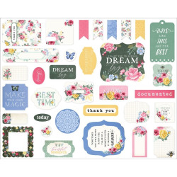 Carta Bella Bloom Ephemera 33pz