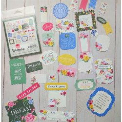 Carta Bella Bloom Ephemera 33pz