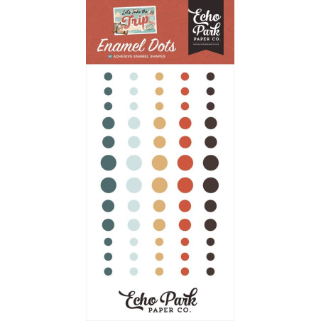 Echo Park Let's Take The Trip Enamel Dots