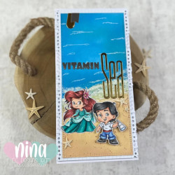 C.C. Design On The Land Clear Stamp