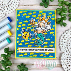 C.C. Design On The Land Clear Stamp