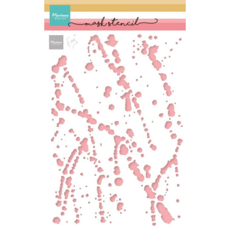 Marianne Design Mask Stencil Tiny's Spilled Paint