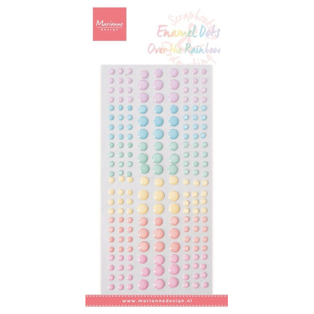 Marianne Design Enamel Dots Over The Rainbow