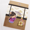 Timbro Clear-Mi 2554-CLEM-C Chinese Girl Umbrella