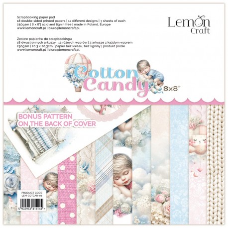 LemonCraft Cotton Candy Paper Pad 20x20cm