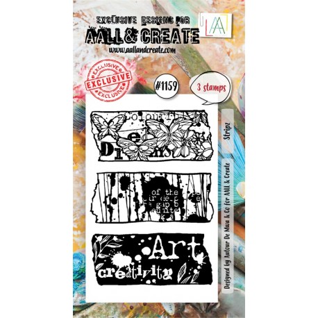 AALL & Create Stamp Set A8 1159 Stripz