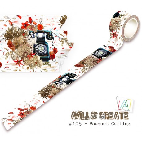 AALL & Create Washi Tape 105 Bouquet Calling