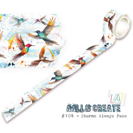 AALL & Create Washi Tape 104 Storms Always Pass