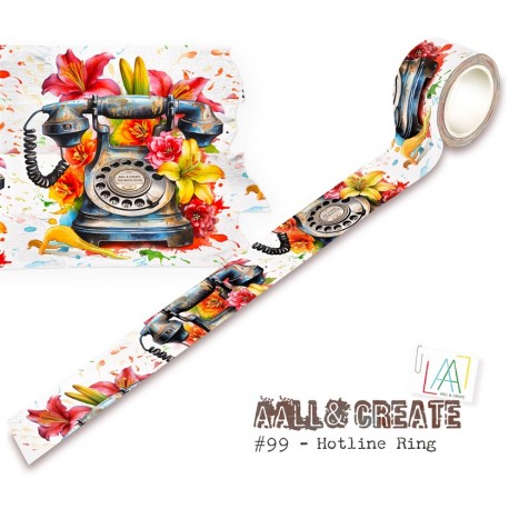 AALL & Create Washi Tape 099 Hotline Ring