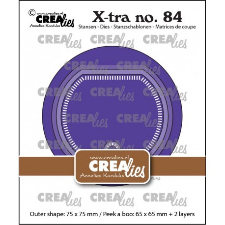Crealies X-tra Dies No. 84 Peek a Boo Circle