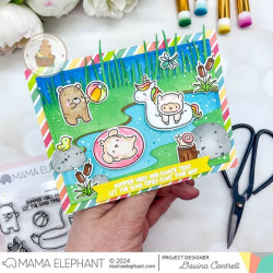 Mama Elephant SUMMER FLOATIES Clear Stamp