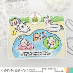 Mama Elephant SUMMER FLOATIES Clear Stamp