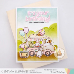 Mama Elephant LITTLE AGENDA ICE CREAM Clear Stamp