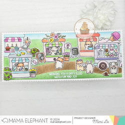 Mama Elephant LITTLE AGENDA ICE CREAM Clear Stamp