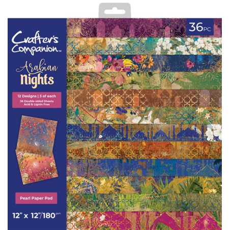 Crafter's Companion Arabian Nights Paper Pad 30x30cm