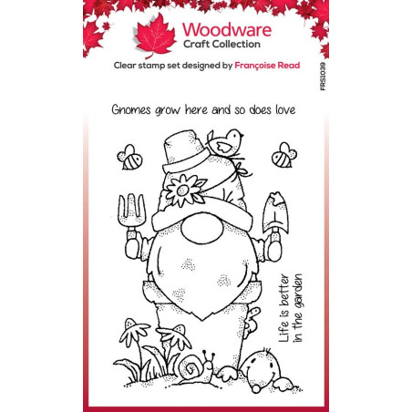 Woodware Craft Collection The Gardener Clear Stamps