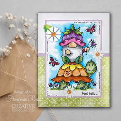 Woodware Craft Collection Garden Stroll Clear Stamps