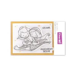 Timbro Clear-Mi 2581-CLEM-C Aladdin & Jasmine ITA