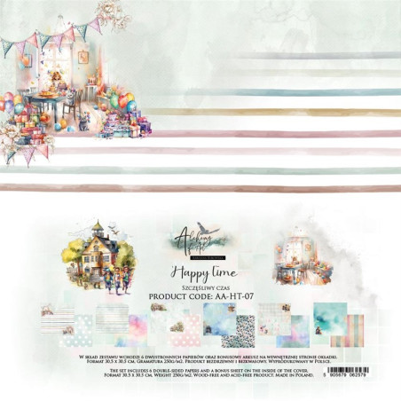 Alchemy of Art Happy Time Paper Collection Set 30x30cm 6fg