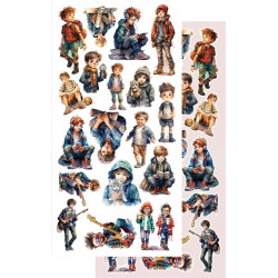 Alchemy of Art Happy Time Extras to Cut 15x30,5cm