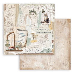 Stamperia Create Happiness Secret Diary Paper Pack 30x30cm