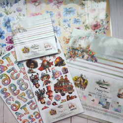 Alchemy of Art Happy Time Paper Collection Set 20x20cm 12fg