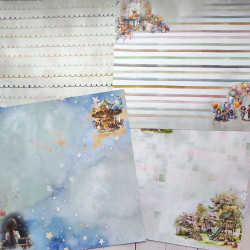 Alchemy of Art Happy Time Paper Collection Set 20x20cm 12fg