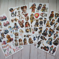 Alchemy of Art Happy Time Extras to Cut 15x30,5cm