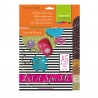 Florence Carta Glitterata Adesiva A5 x5 Brown