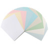 Florence LINEN Cardstock A4 PASTEL 45 fogli EFFETTO LINO