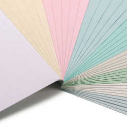 Florence LINEN Cardstock A4 PASTEL 45 fogli EFFETTO LINO