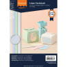 Florence LINEN Cardstock A4 PASTEL 45 fogli EFFETTO LINO