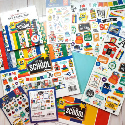 Echo Park Off To School Frames & Tags 34pz