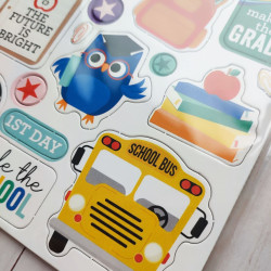 Echo Park Off To School Chipboard Accents