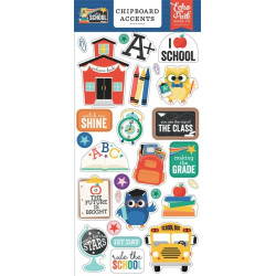 Echo Park Off To School Chipboard Accents