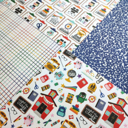Echo Park Off To School Collection Kit 30x30cm