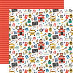 Echo Park Off To School Collection Kit 30x30cm