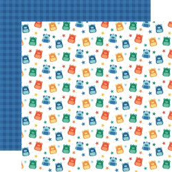 Echo Park Off To School Collection Kit 30x30cm