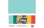 Echo Park Off To School Coordinating Solids Paper Pack 30x30cm