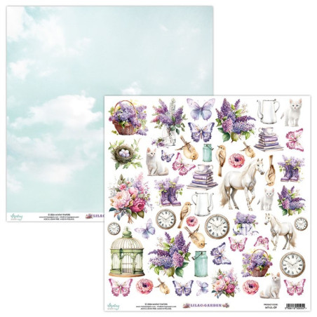 Mintay Papers LILAC GARDEN Elements 30x30cm