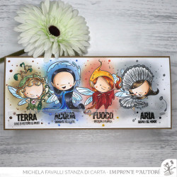 Timbro Clear-Mi 2571-CLEM-E Elements Fairies ITA