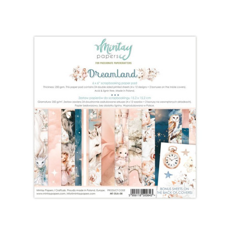 Mintay Papers DREAMLAND Paper Pad 15x15cm