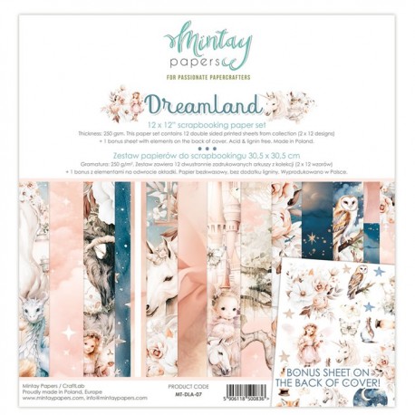 Mintay Papers DREAMLAND Paper Pad 30x30cm