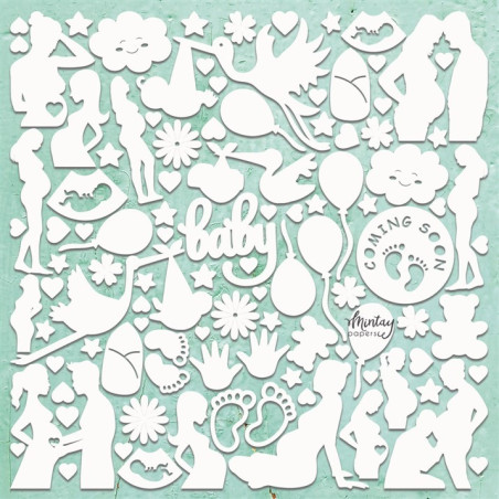 Mintay Papers Chippies Baby Shower