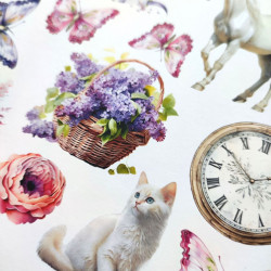 Mintay Papers LILAC GARDEN Elements 30x30cm