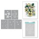 Spellbinders Glimmering Buttercups Glimmer Hot Foil Plate and Stencil BUNDLE