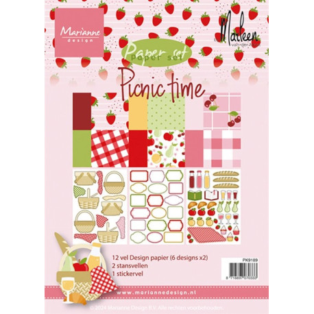 Marianne Design Paper Set Picnic Time