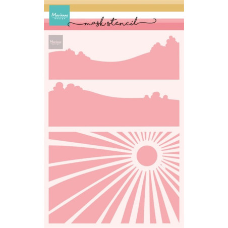 Marianne Design Mask Stencil Picnic Scenery